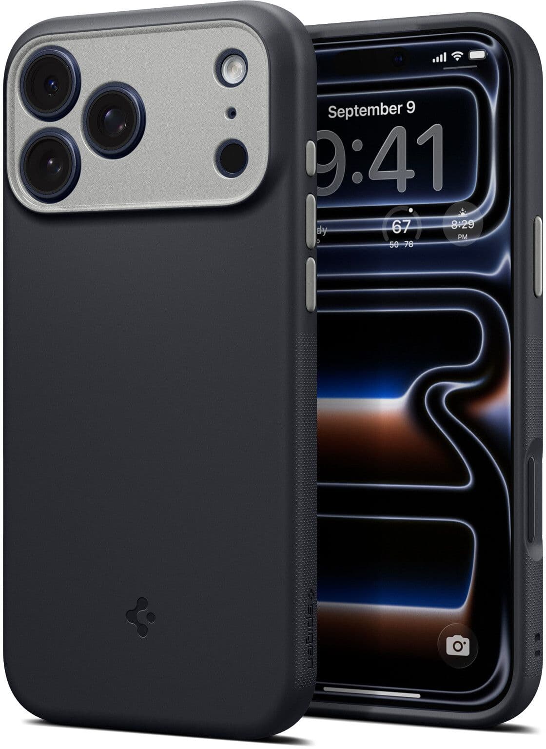Spigen Nano Pop MagSafe (iPhone 17 Pro/18 Pro) - Svart