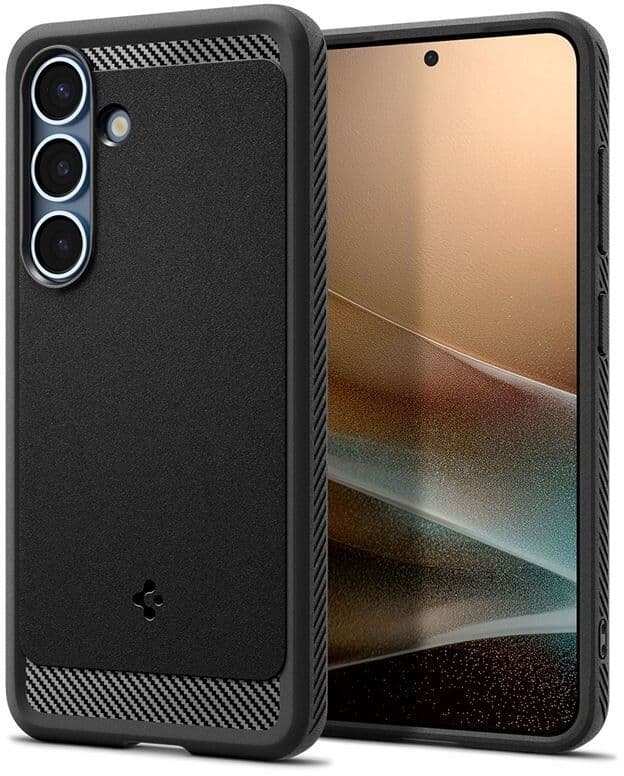 Spigen Rugged Armor MagFit (Galaxy S25) - Svart