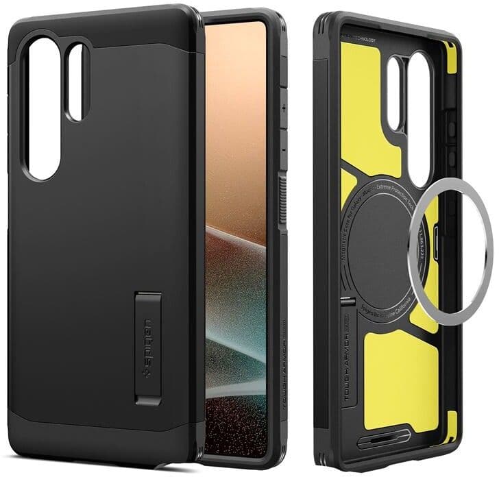 Spigen Tough Armor AI MagFit (Galaxy S25 Ultra) - Svart