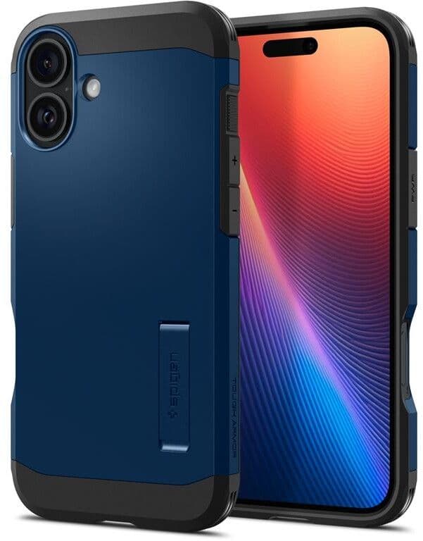 Spigen Tough Armor AI MagFit (iPhone 16) - Blå
