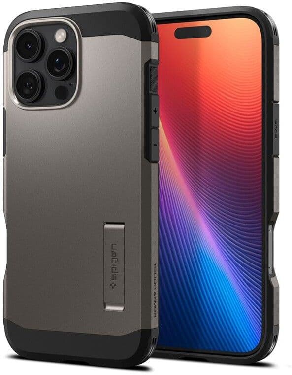 Spigen Tough Armor AI MagFit (iPhone 16 Pro) - Gunmetal