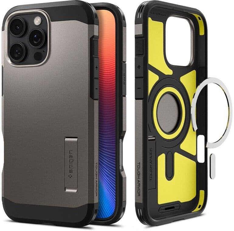 Spigen Tough Armor AI MagFit (iPhone 16 Pro Max) - Gunmetal