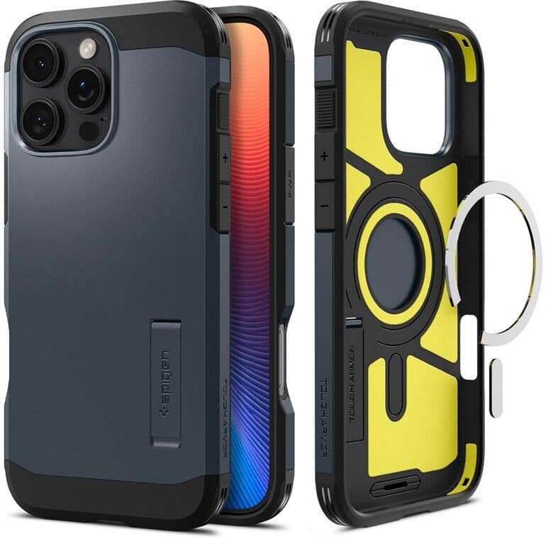 Spigen Tough Armor AI MagFit (iPhone 16 Pro Max) - Metal slate