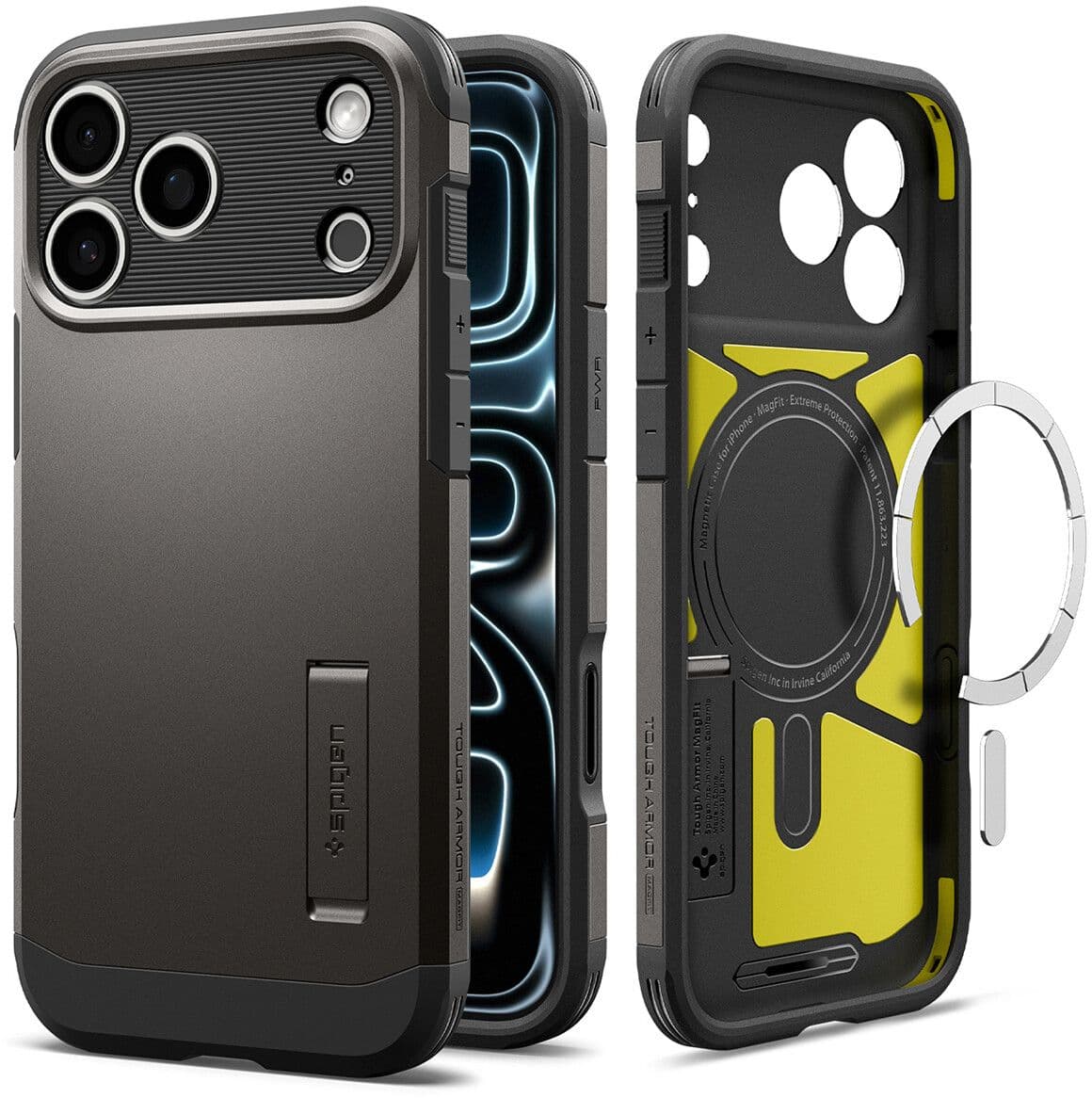 Spigen Tough Armor T MagFit (iPhone 17 Pro Max/18 Pro Max) - Grå