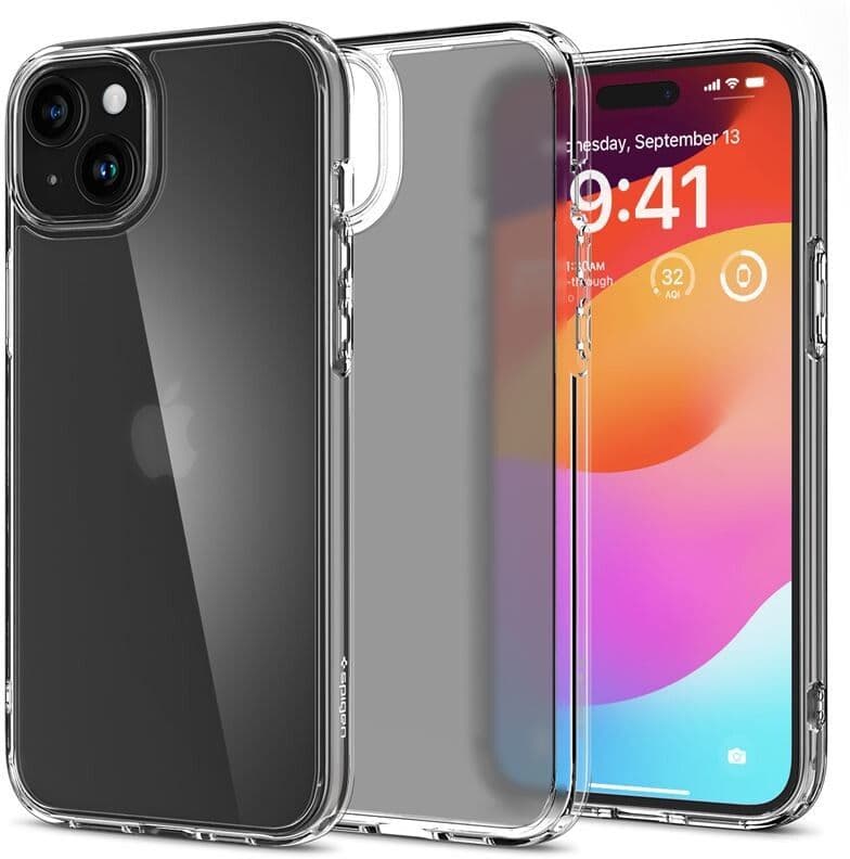 Spigen Ultra Hybrid (iPhone 15 Plus) - Frost/gjennomsiktig