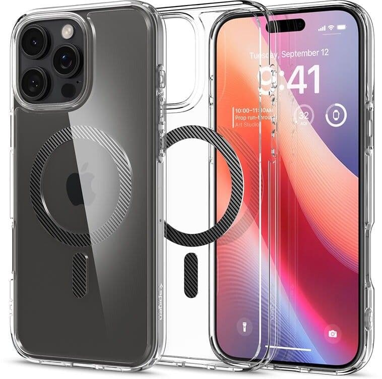 Spigen Ultra Hybrid MagFit (iPhone 16 Pro Max) - Carbon Fiber