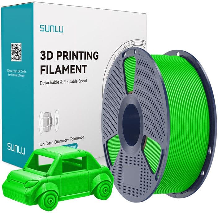Sunlu PETG Filament 1,75mm 1 kg - Grön