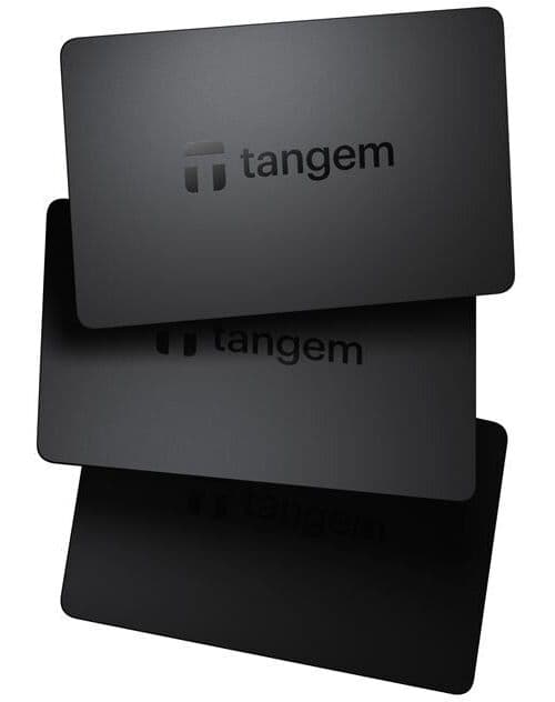Tangem Wallet - 3-pack Svart