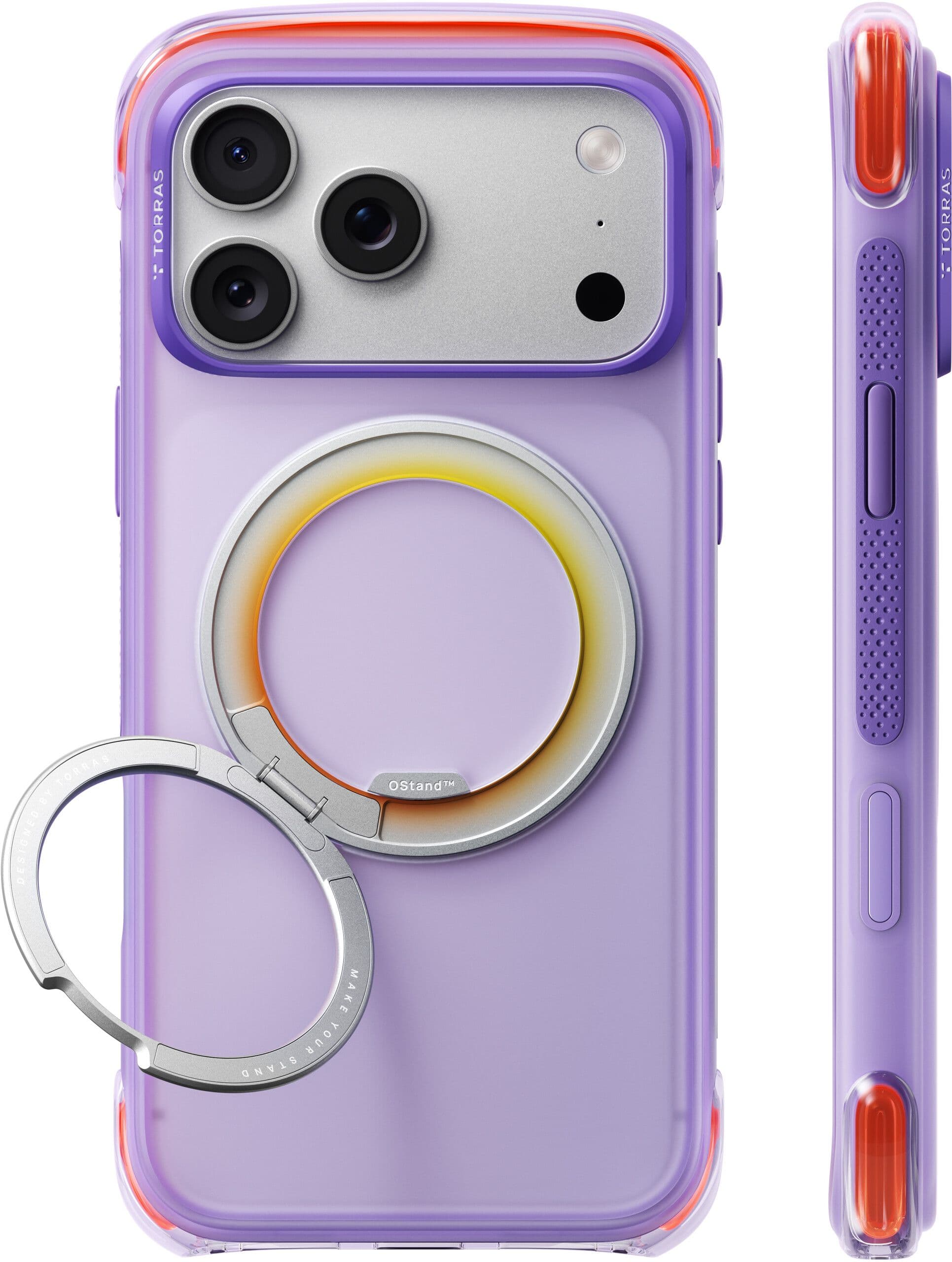 Torras O3 Air Core (iPhone 17 Pro/18 Pro) - Prism Plum