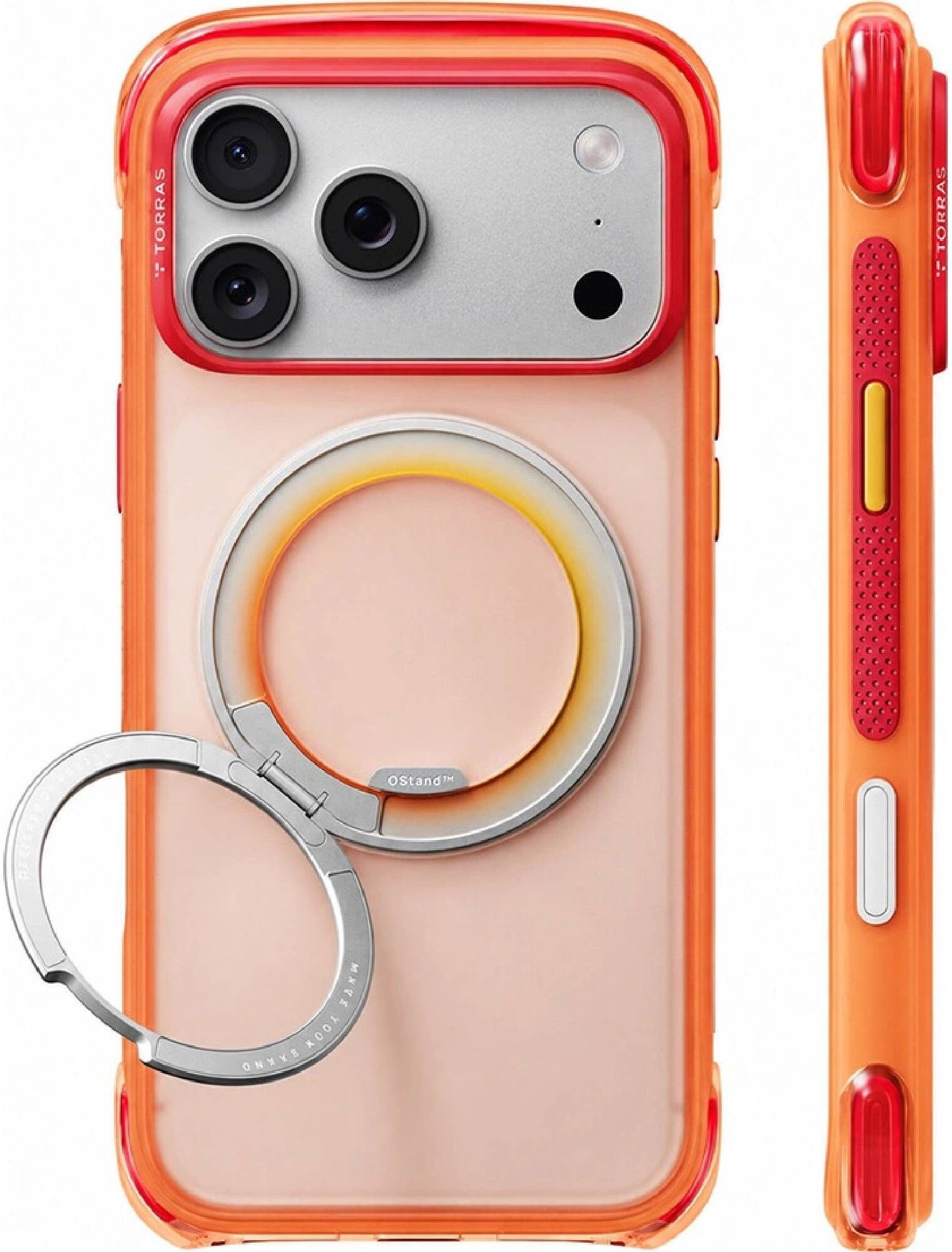 Torras O3 Air Core (iPhone 17 Pro Max/18 Pro Max) - Prism Coral