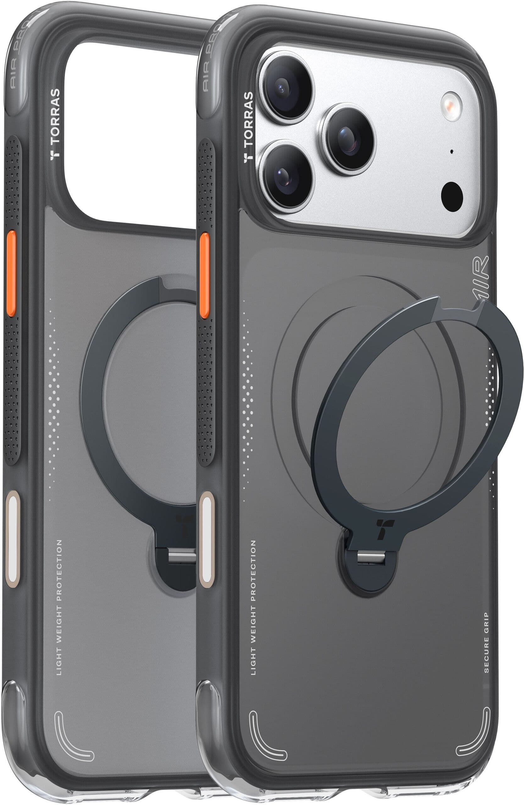 Torras Ostand Q3 Air (iPhone 17 Pro Max/18 Pro Max) - Svart