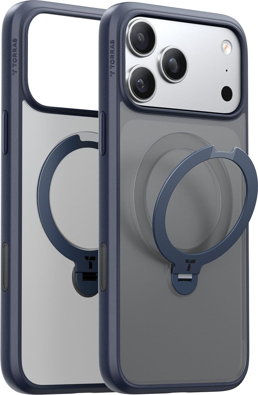 Torras Ostand Q3 Spin (iPhone 17 Pro Max) - Blå