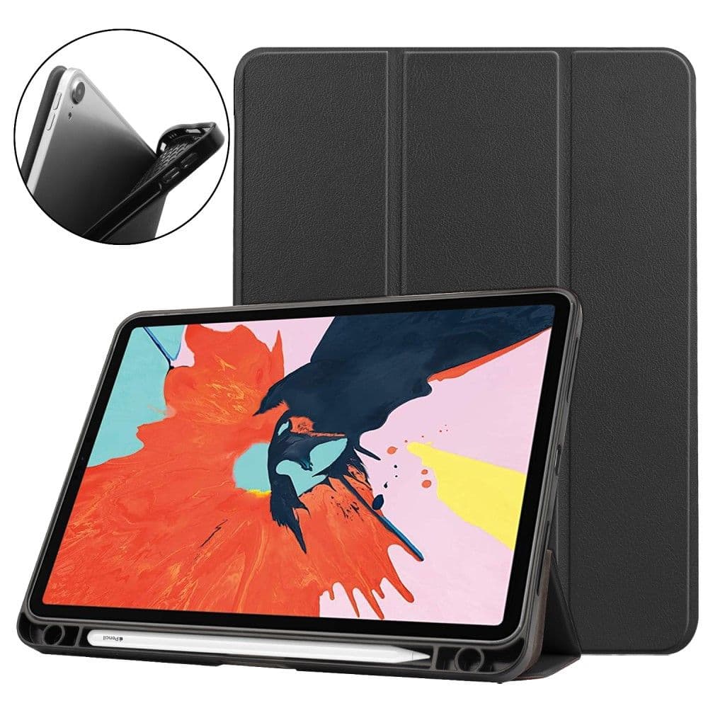 Trolsk Deksel med Stativfunksjon Premium (iPad Air 11/Air 4/5) - Svart