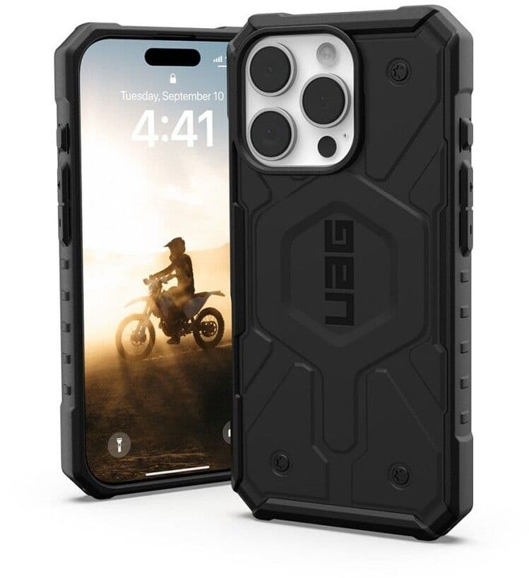 UAG Pathfinder-deksel (iPhone 16 Pro) - Svart