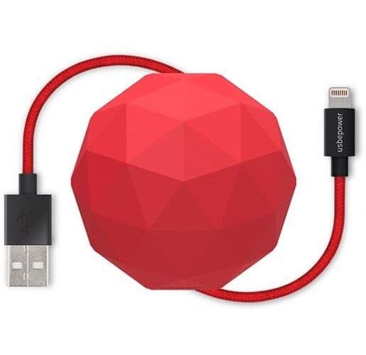 Usbepower Cosmo Lightning Cable - Rød