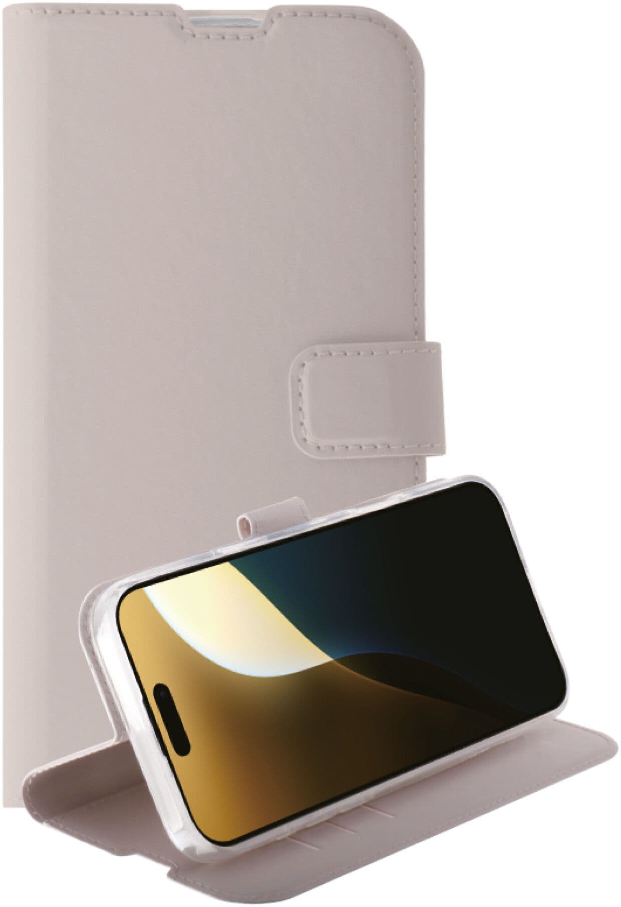 Vivanco Classic Wallet Case (iPhone 16 Pro Max) - Beige