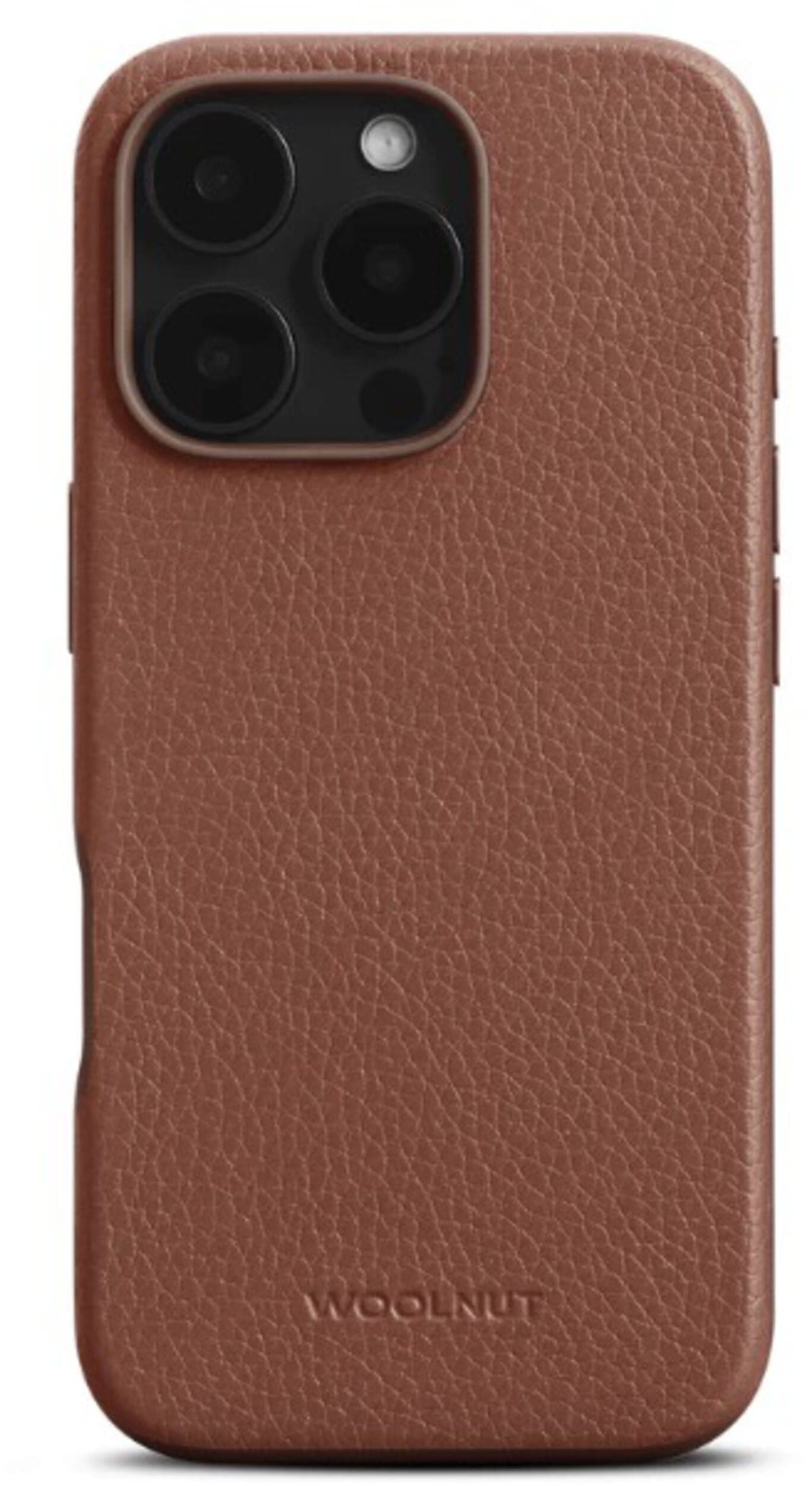 Woolnut Leather Case (iPhone 16 Pro Max) - Brun