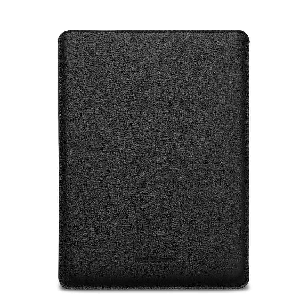 Woolnut Leather Sleeve (Macbook Neo) - Svart