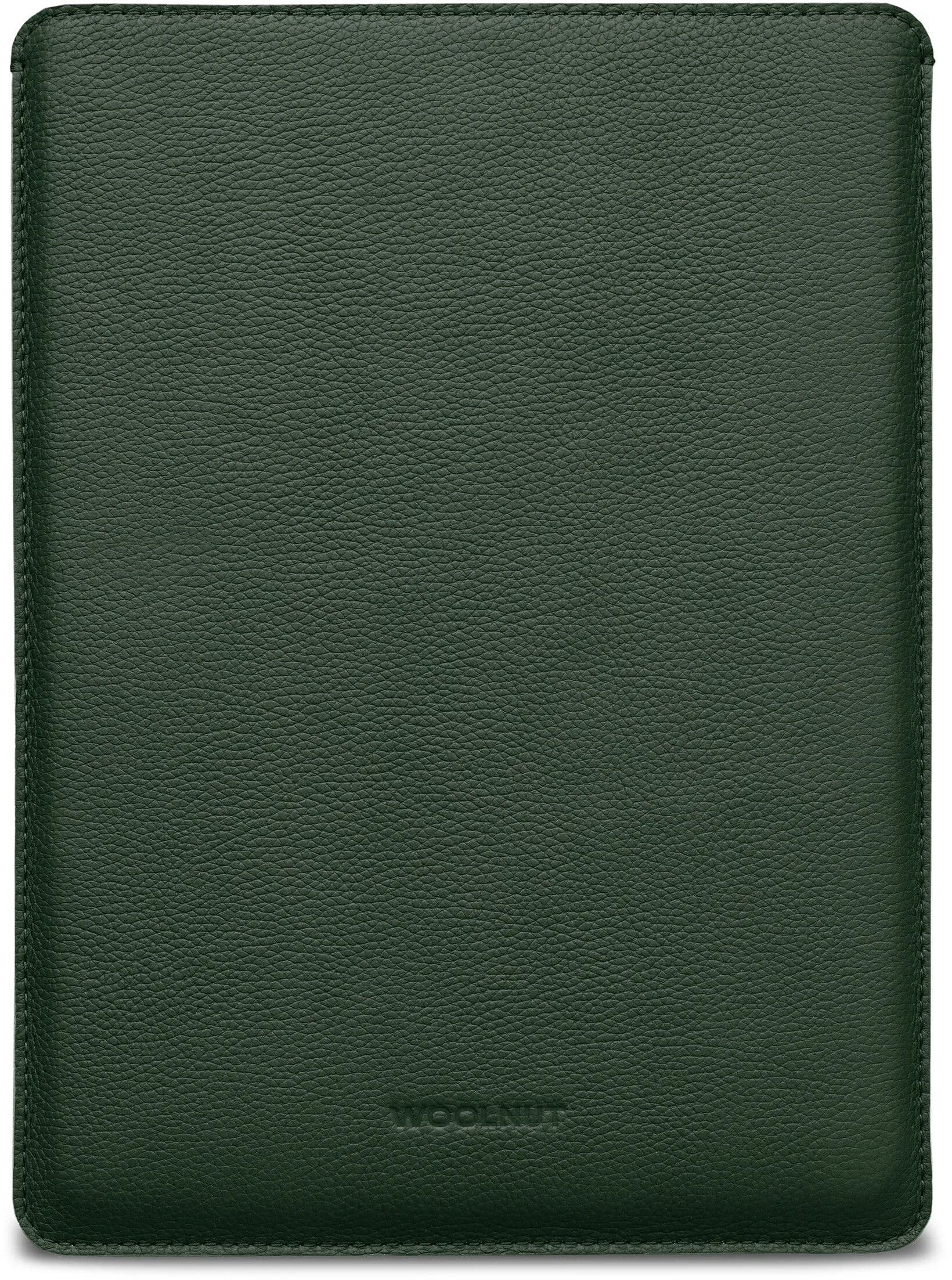 Woolnut Leather Sleeve (Macbook Neo) - Grön
