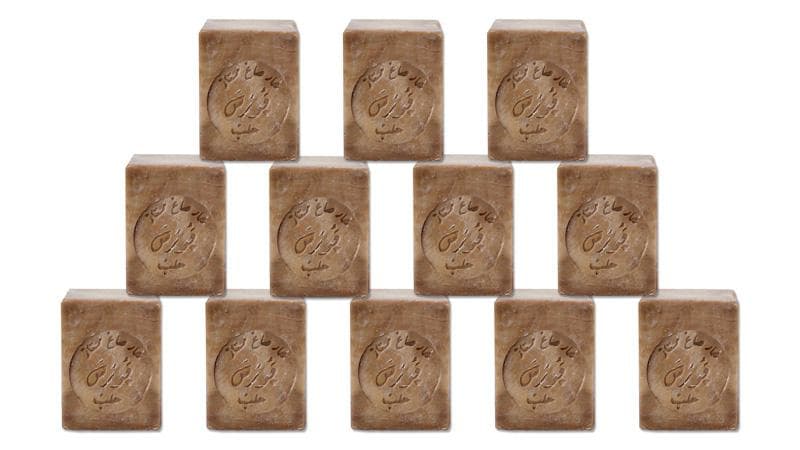 Savon D'Alep 200gr 20% Huile de baie de laurier ZÉRO DÉCHET - Lot de 12