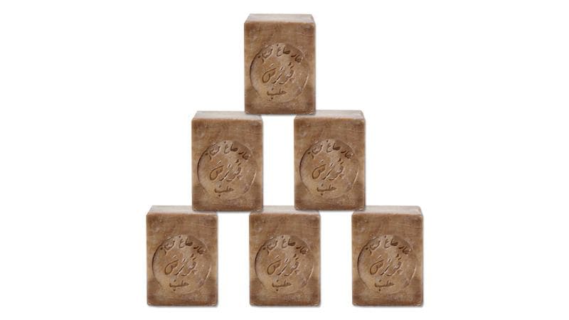 Savon D'Alep 200gr 20% Huile de baie de laurier ZÉRO DÉCHET - Lot de 6