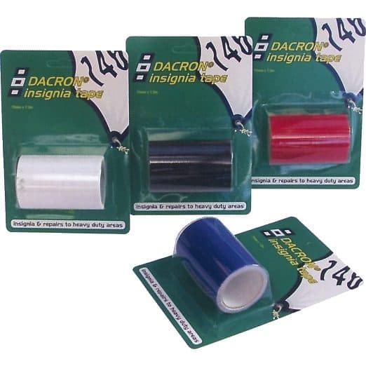 PSP Dacron insignia tape - rød , 75 mm , 1,5 m