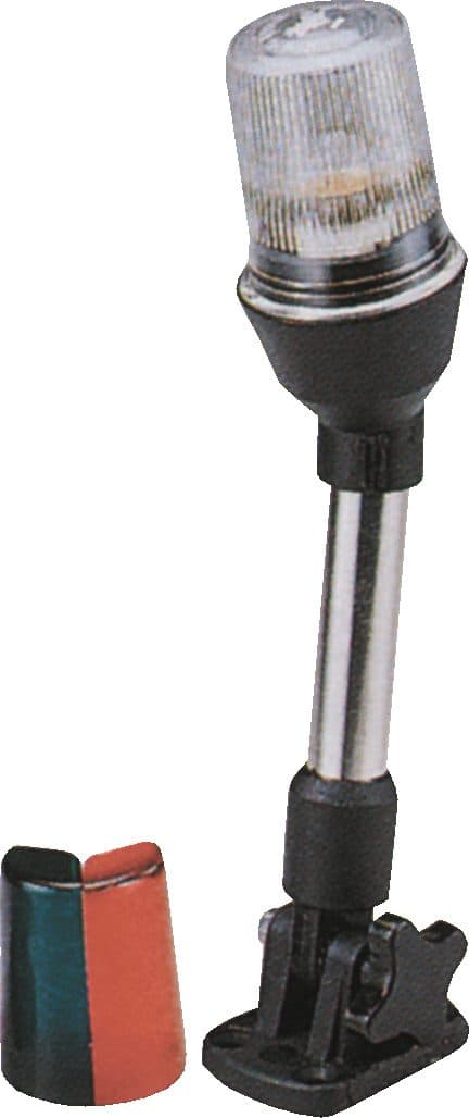 Ankerlanterne, tricolor m/justerbart feste - 25 cm