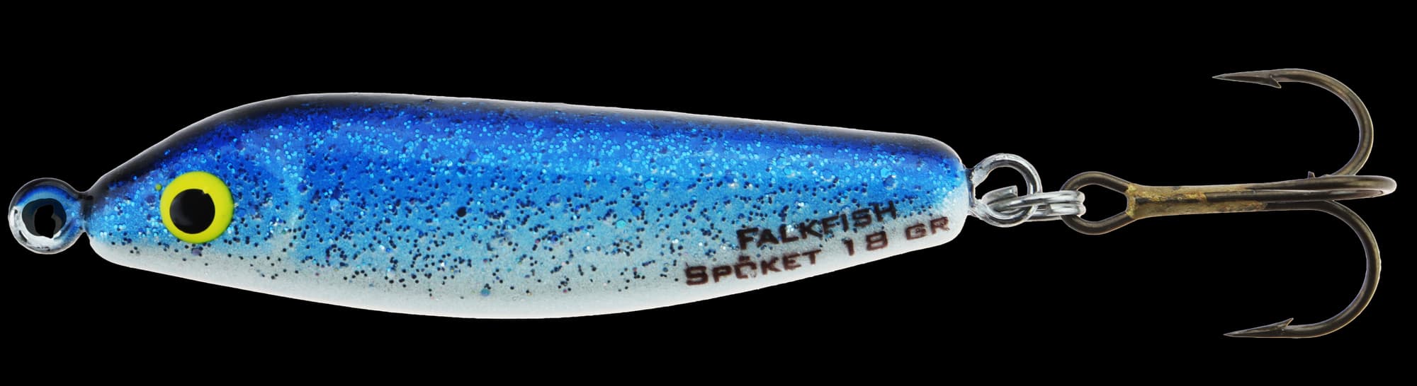 Falkfish Spöket - 375 - BlueBlack Glitter - 28gr