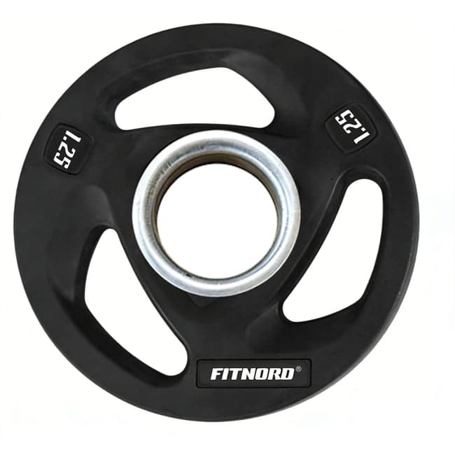 FitNord Vektskive 1,25 kg, Tri-Grip Black