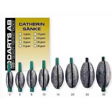 Darts Cathrine sinker (Weight & Pcs: 25g 2pcs)