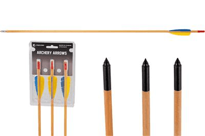 EK Wooden Arrows 30" 3pcs