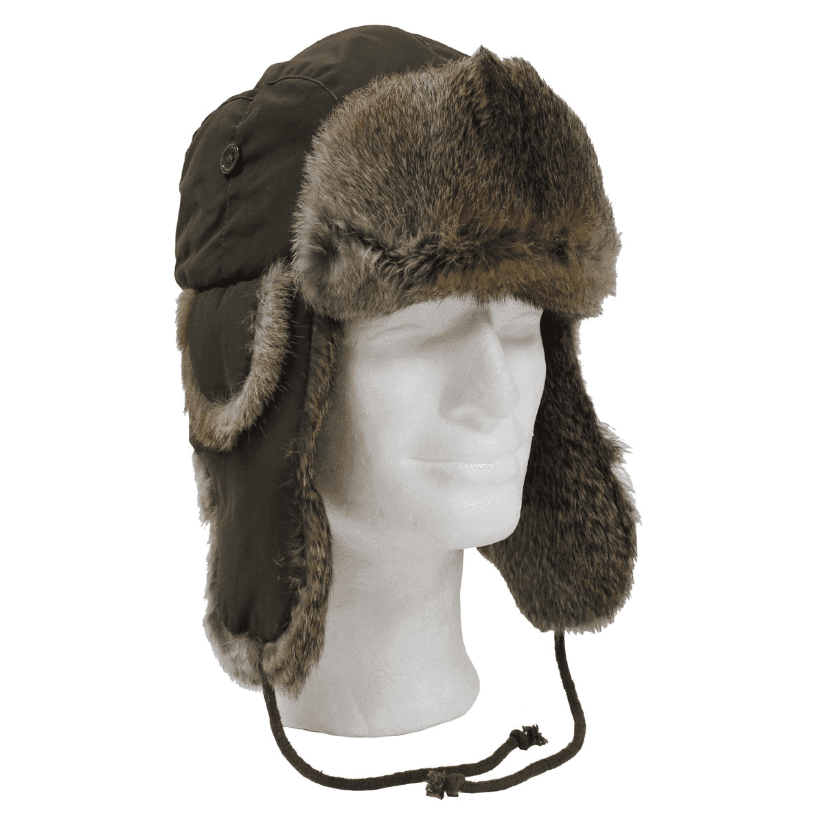MFH Fur Hat Lined (Color: Black, Hat size: Large (59-60))