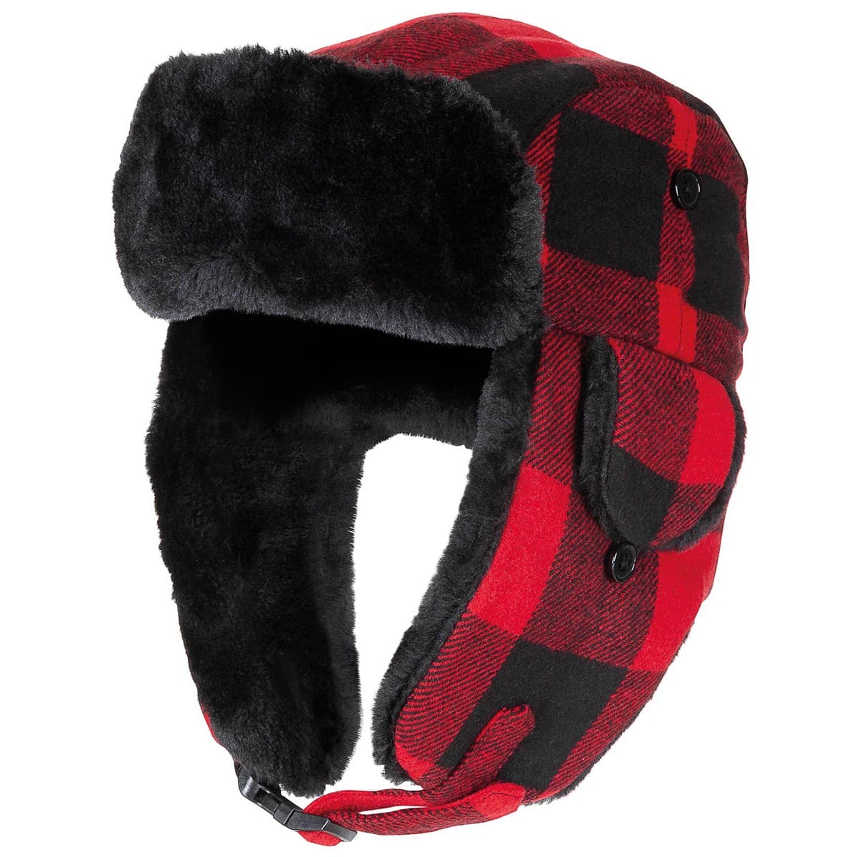 MFH Fox Lumberjack Hat (Color: Red/Black, Size: XL (61-62))