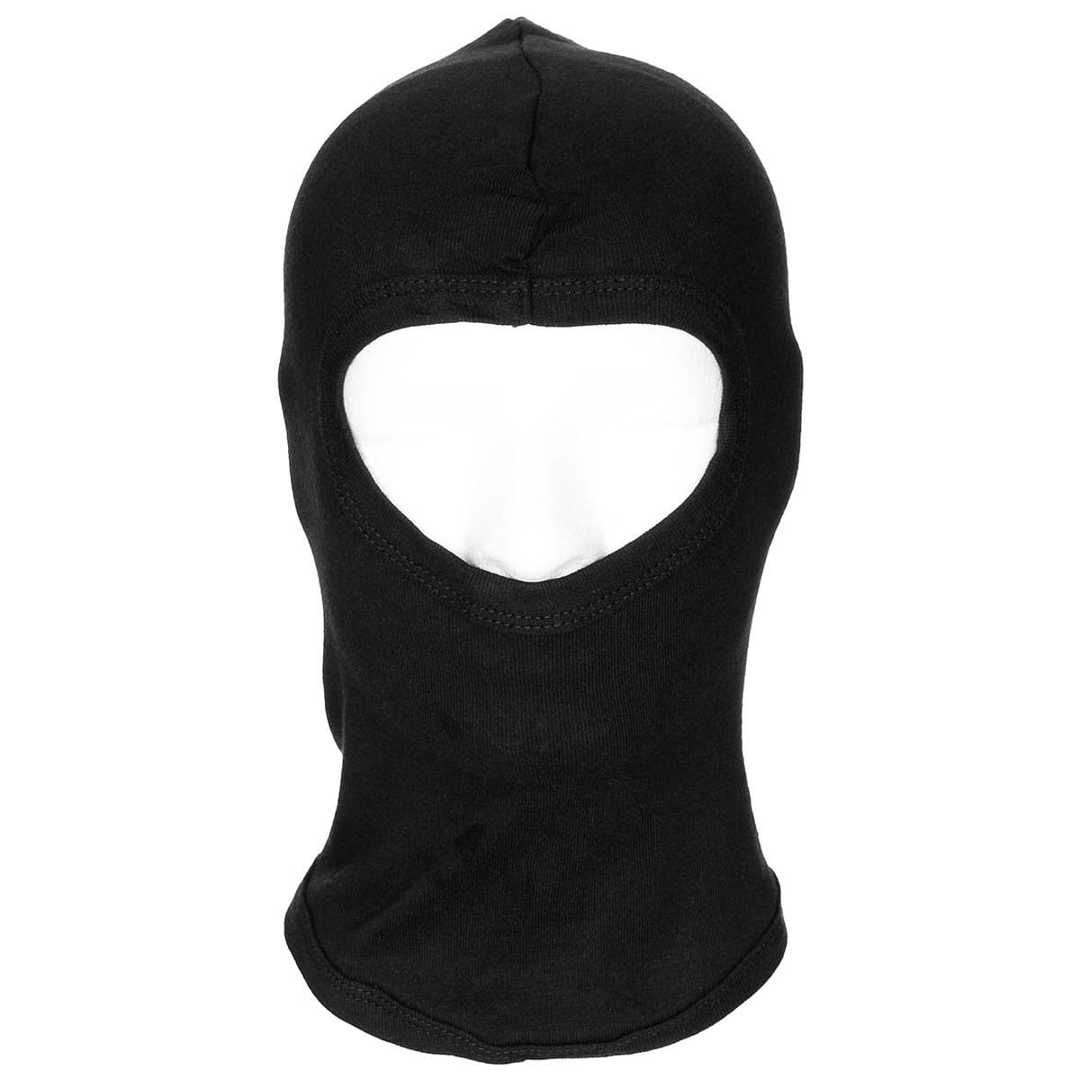 MFH Balaclava 1-Hole Thin (Color: Black)