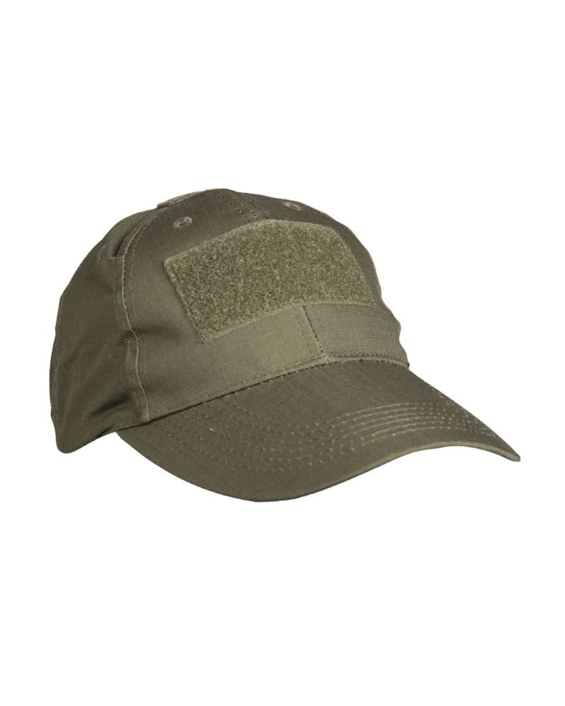 Mil-Tec Stake Cap With Velcro (Color: Black)