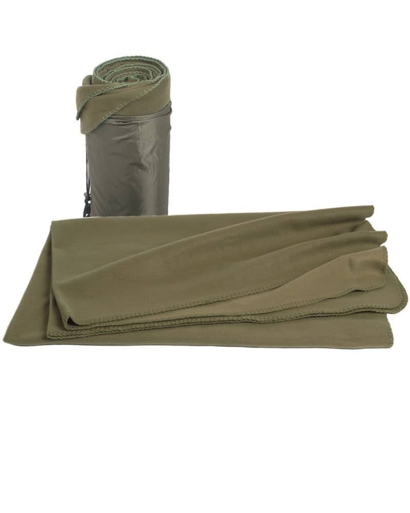 Mil-Tec Fleece Blanket 200x150 cm - Olive