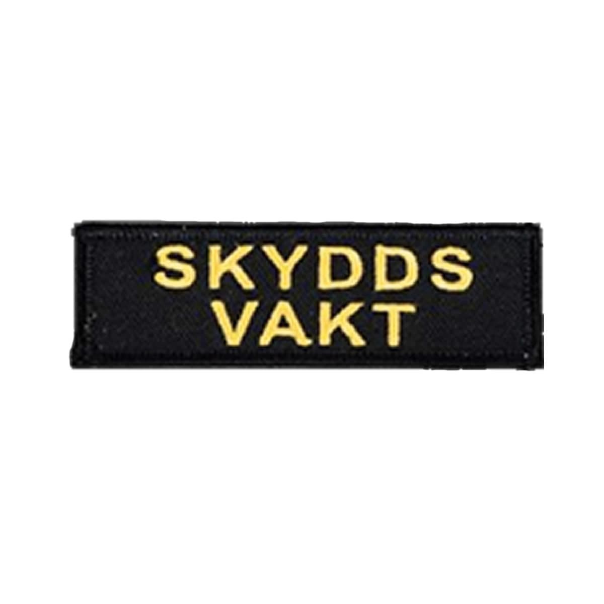 Robust Embroidered Patch - Skyddsvakt (Type: Without Velcro)