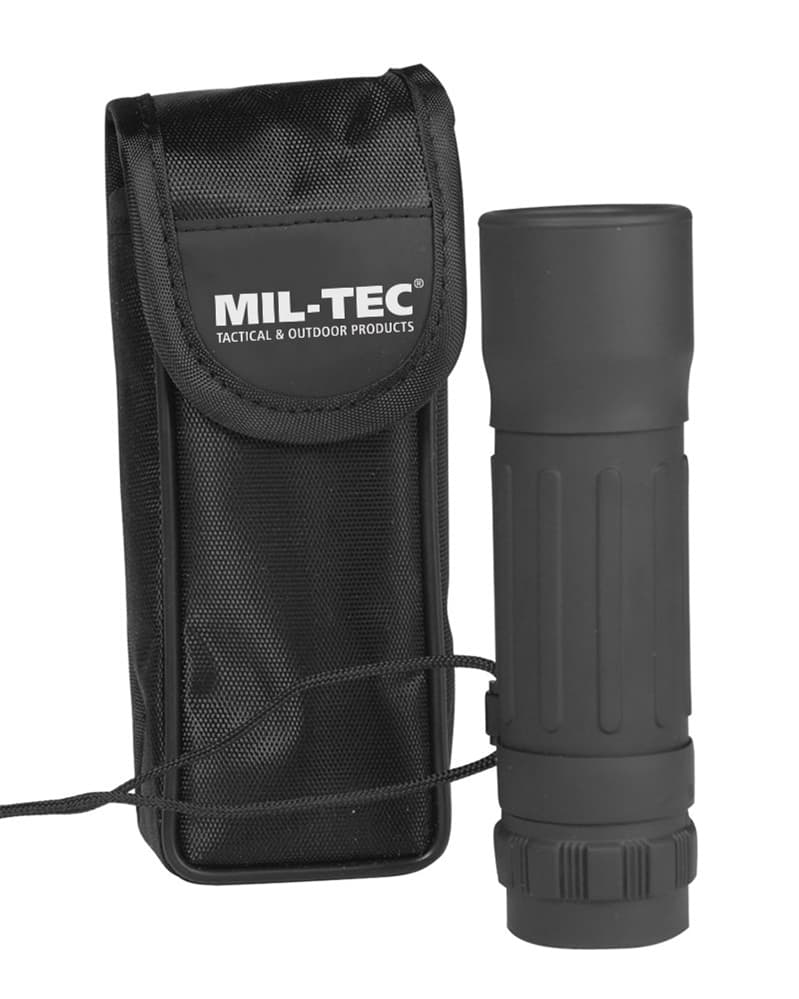 Mil-Tec Black Monocular 10x25
