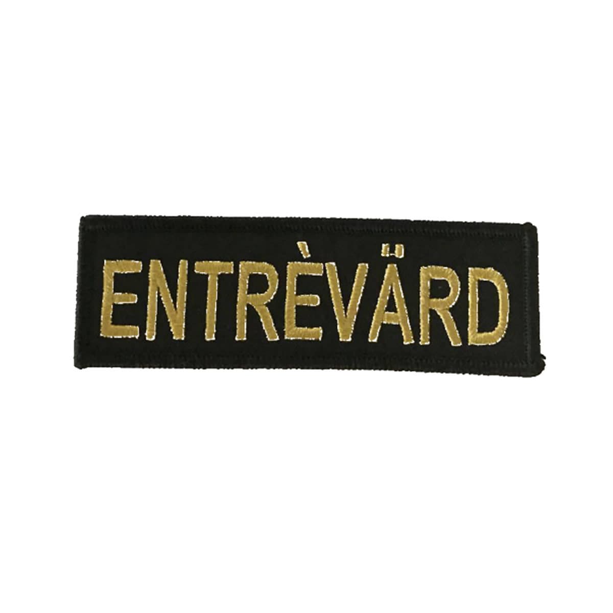 Robust Embroidered Patch - Entrevärd (Type: With Velcro)