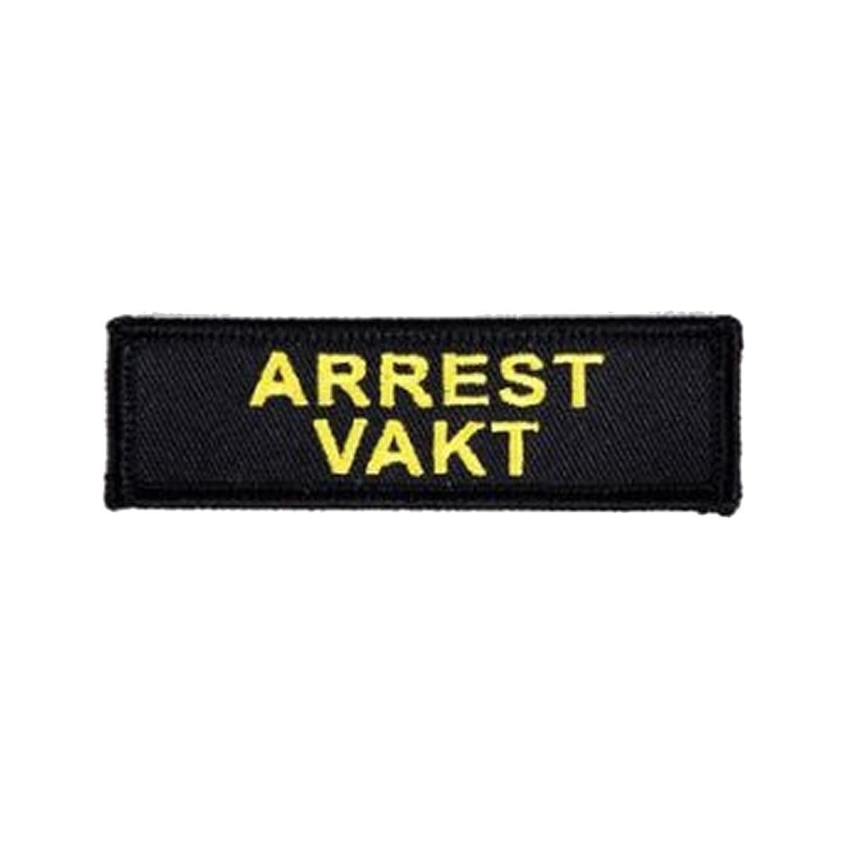 Robust Embroidered Patch - Arrestvakt