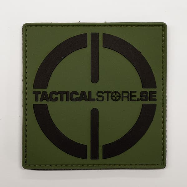 Tacticalstore PVC Patch 8x8cm - Green/Black