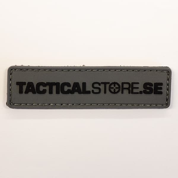 Tacticalstore PVC Patch 8x2cm - Grey/Black