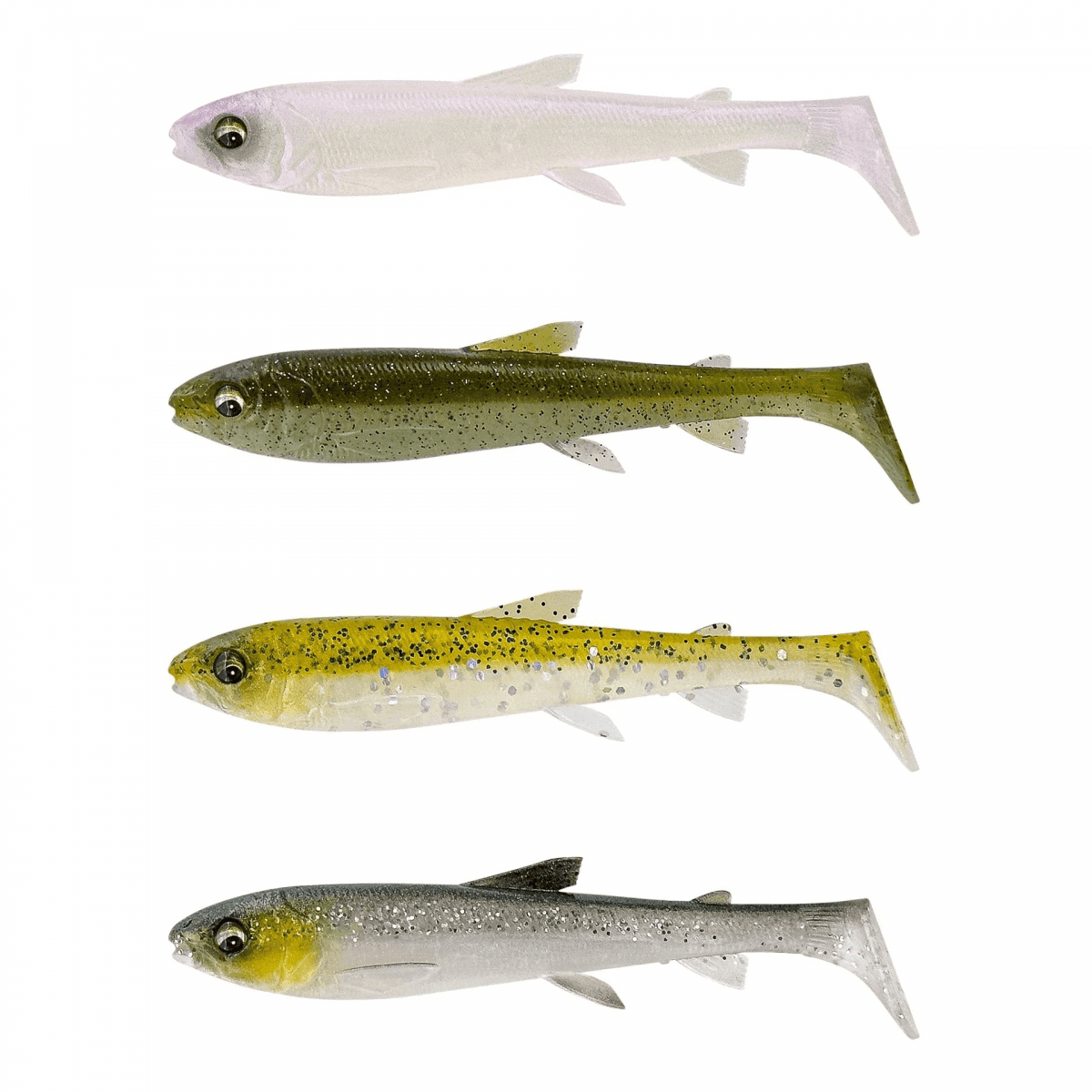 Savage Gear 3D Whitefish Shad 9cm Jig Mix (Color: Clearwater)