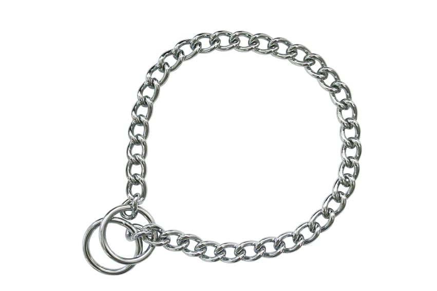 Pet-Food Chain Choke Collar - 2.0mm "SAFE" (Length: 30CM)