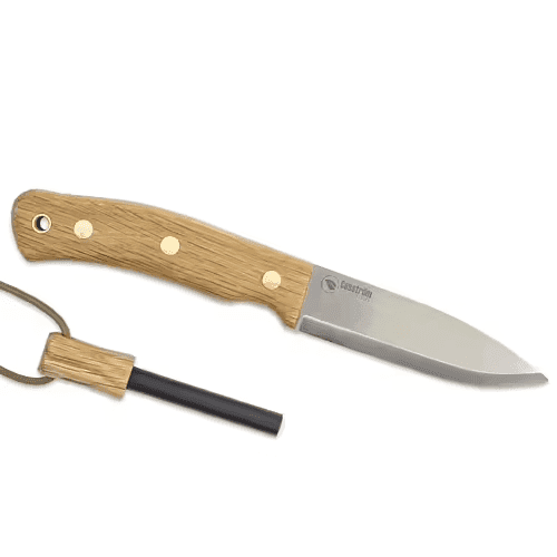 Casström No.10 Swedish Forest Knife - Oak with Fire striker Sleipner