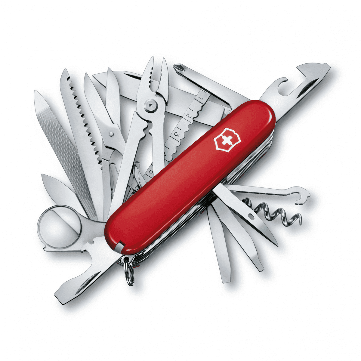 Victorinox SwissChamp with Case - Red