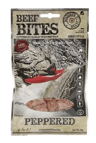 Bullseye Meats Beef Bites - Peppered 50 g