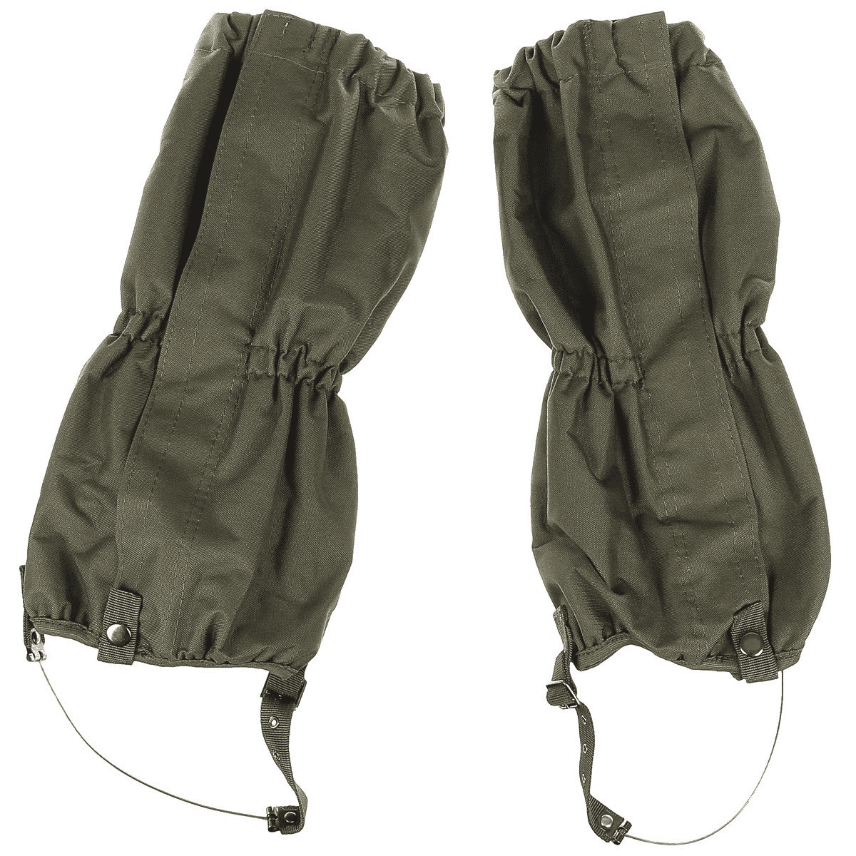 MFH Gaiters with Zip + Steel Wire (Color: Black)