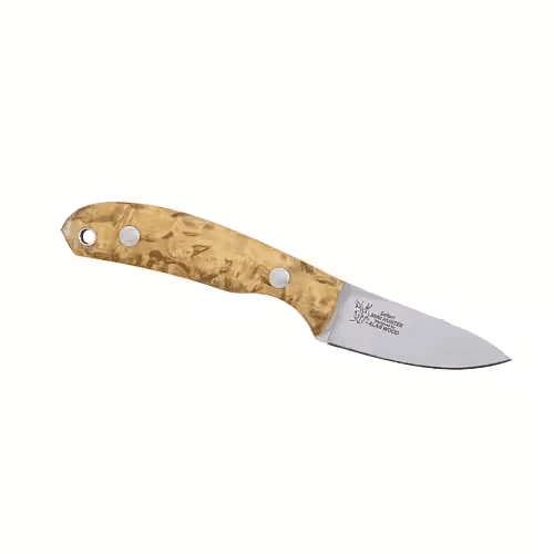 Casström Safari Mini Hunter - Stabilised Curly Birch, Kydex