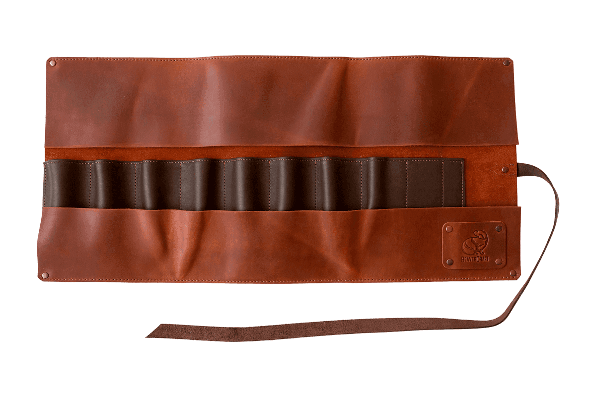 BeaverCraft TR8X Leather Pouch 8+2